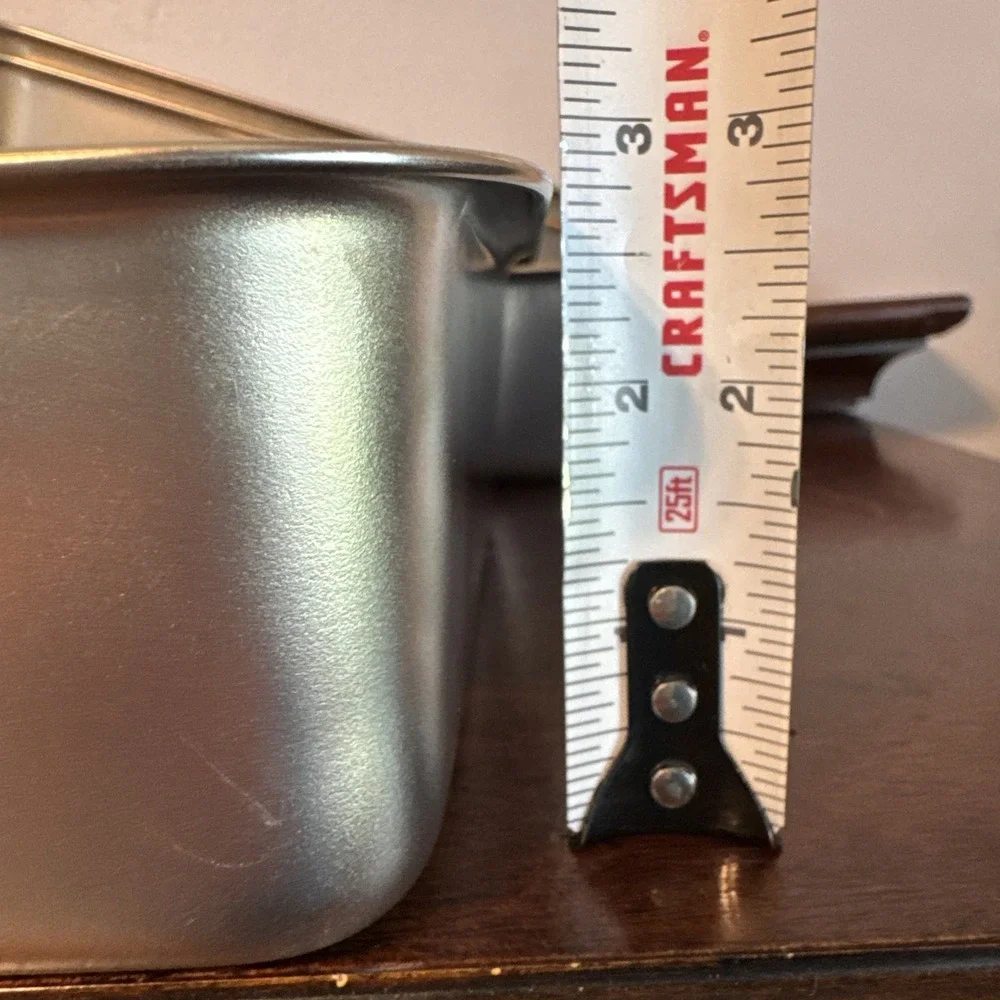 4 - Vollrath Bread /Loaf Pan, Stainless Steel, Life Brite,  #72030,  NOS - USA